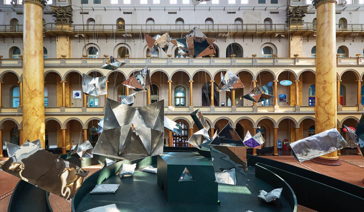an installation at the national building museum 
