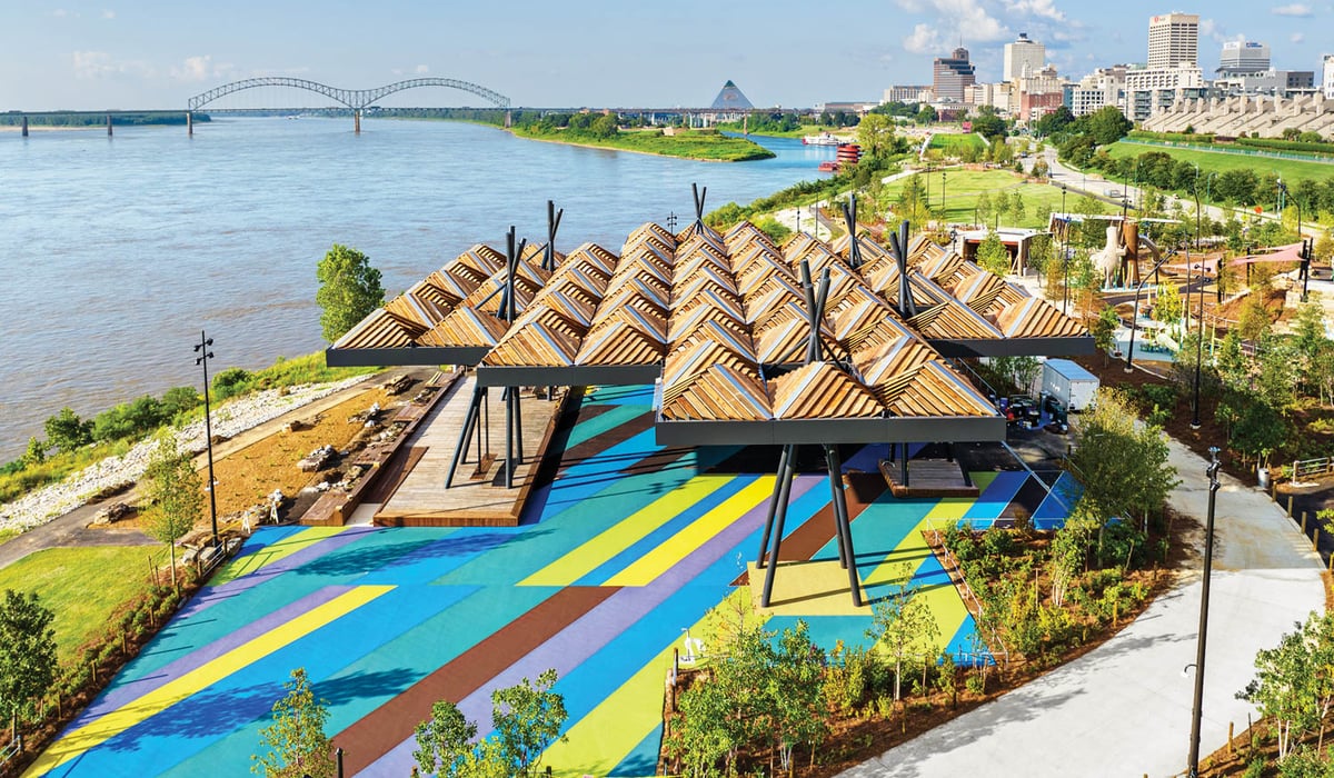 The Tom Lee Park in Memphis 