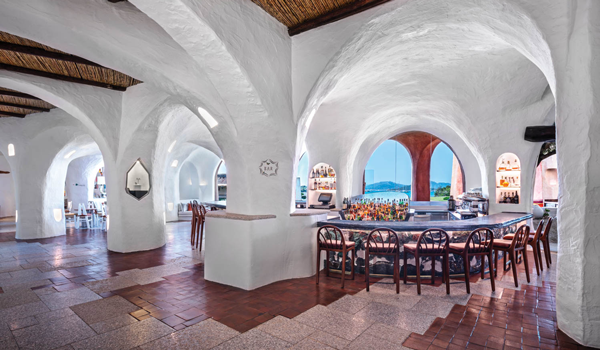 a beachfront hotel restaurant