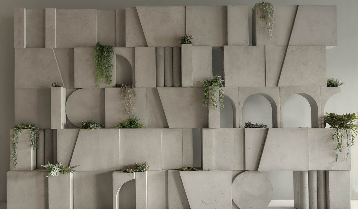 the Spolia wallscape