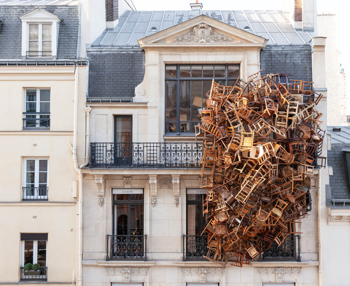 Installation of Nest at Liaigre's at 77 Rue du Faubourg Saint-Honoré mansion in Paris
