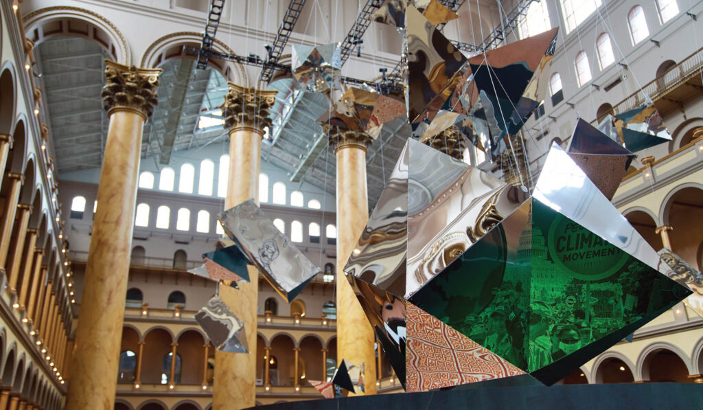 mirror installation in building