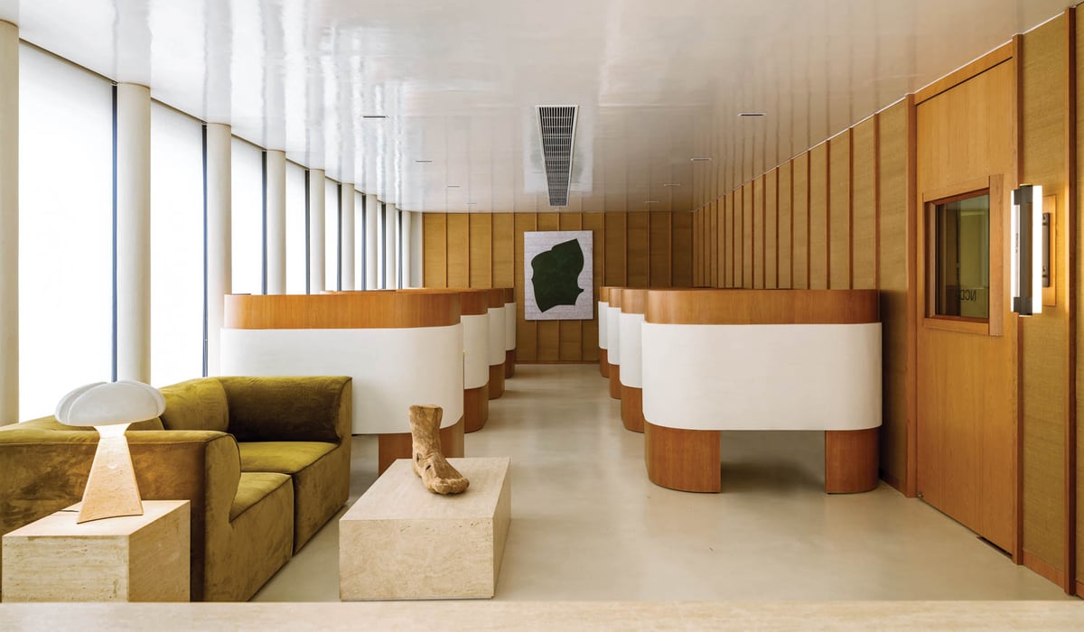 a modern office space