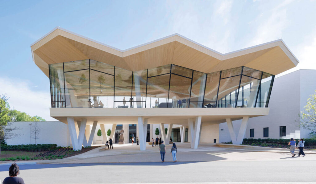 glass building structure