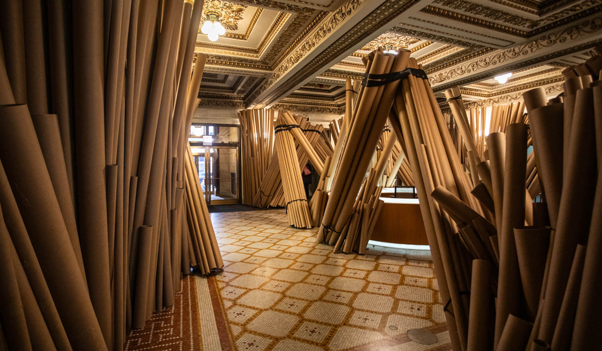 An installation as part of Chicago's CAD 5