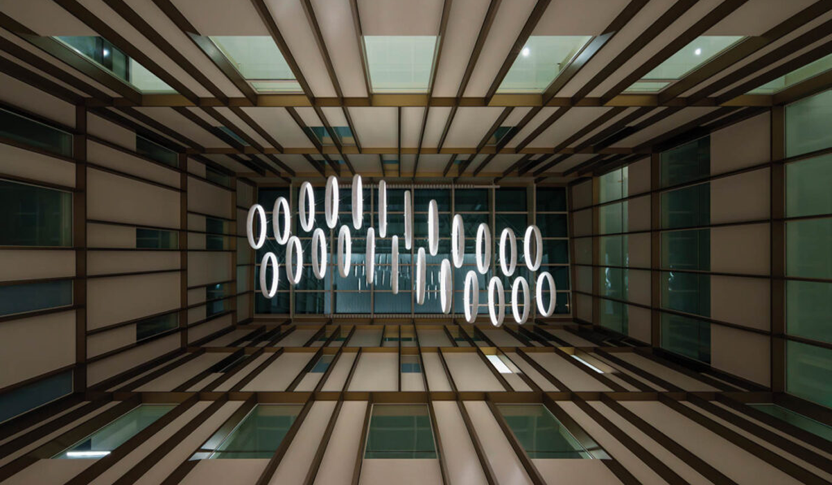 an installation of loops in a swiss hospital