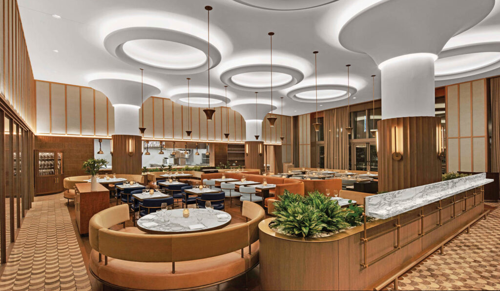 dining room of The Morrow Hotel