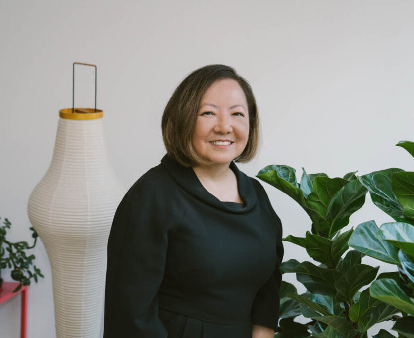Portrait of Noguchi Museum director Amy Hau