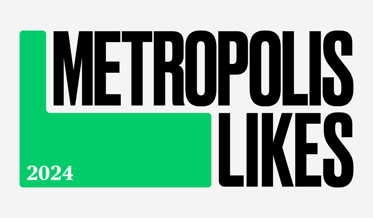 Metropolis likes poster with green accents