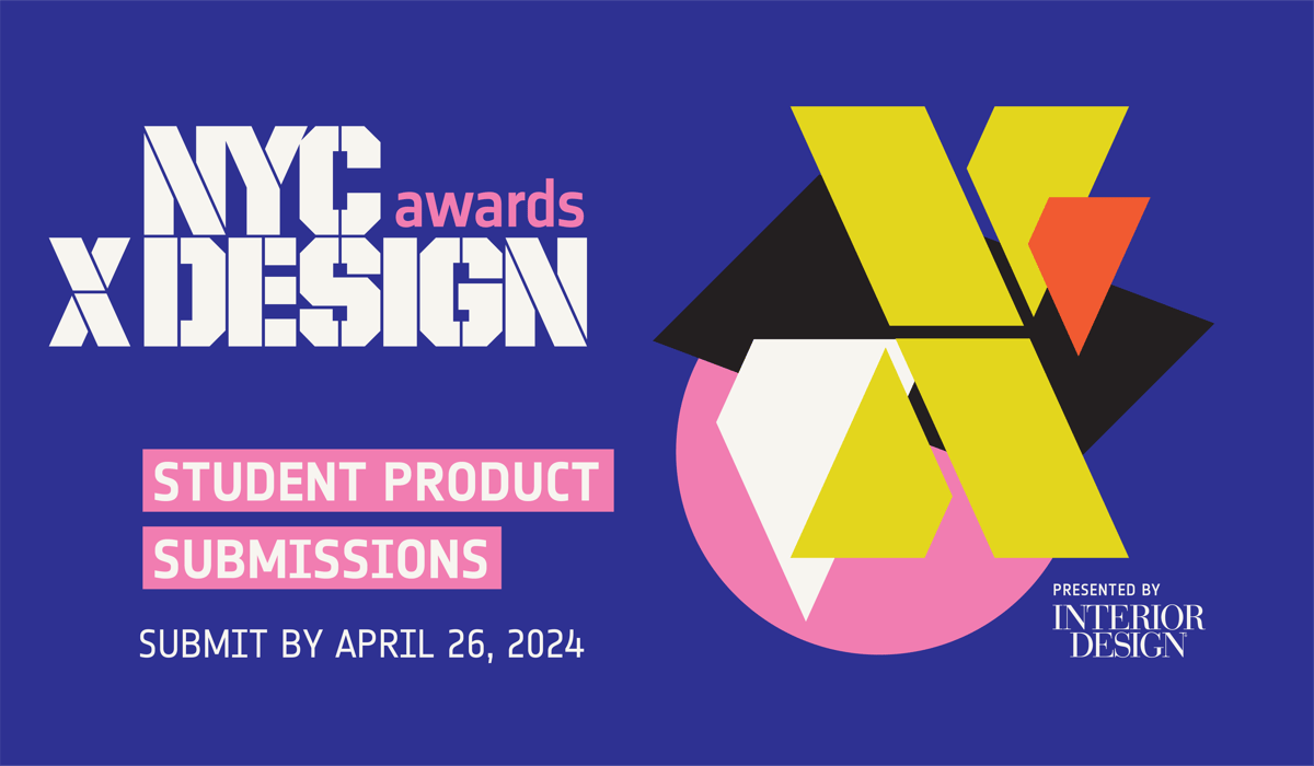 poster for NYCxDESIGN Awards Student Product Submissions