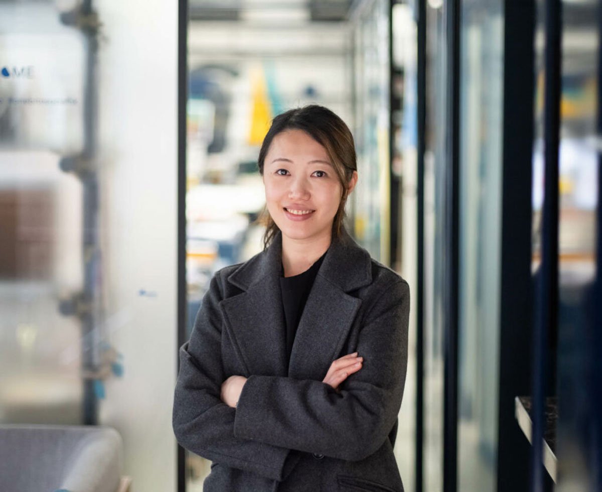 Sarah Mui in a black blazer