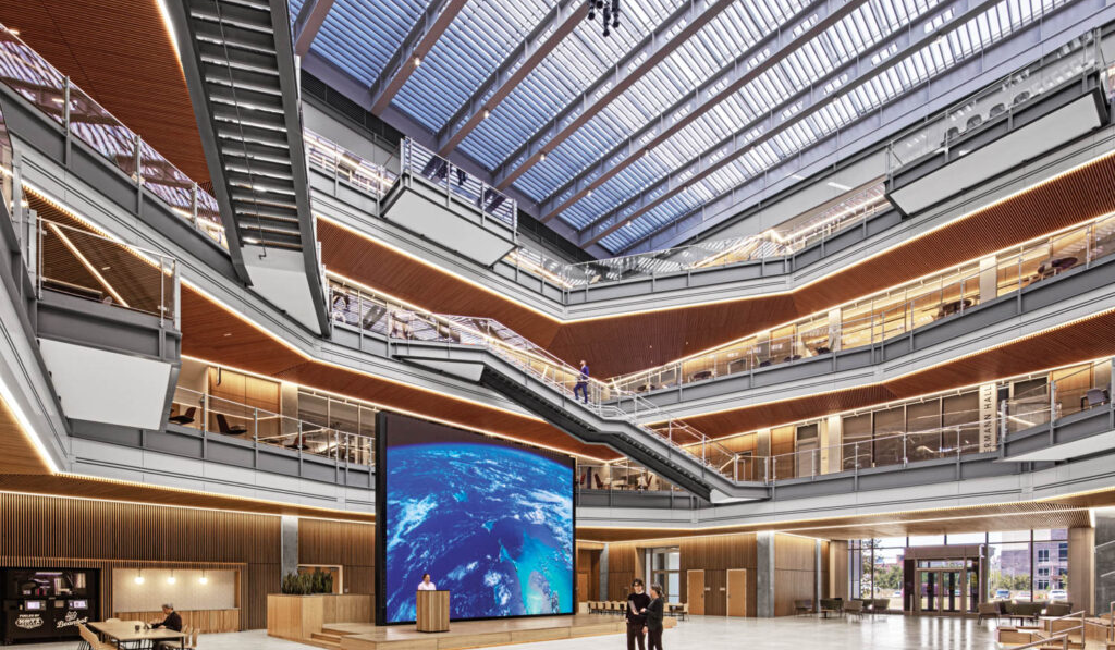 inside TMC2 Collaborative Building