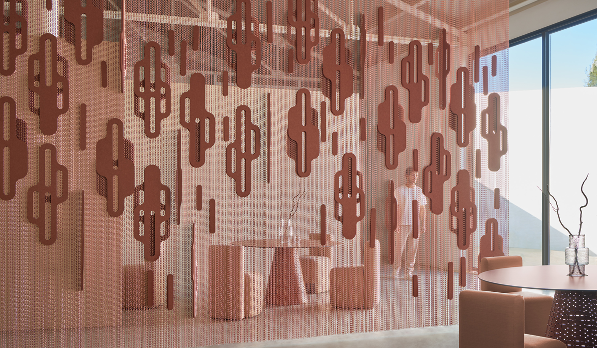 tan wall chains