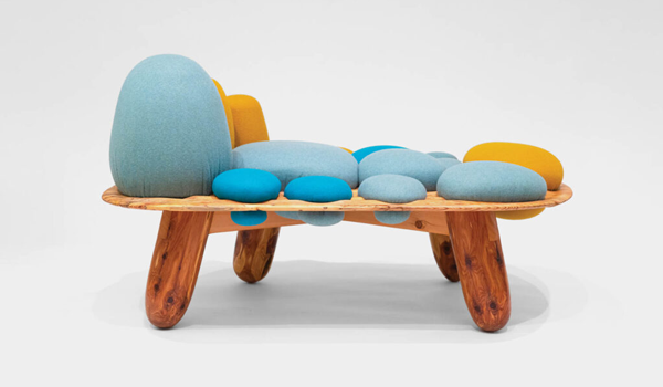 Lion Turtle chaise lounge