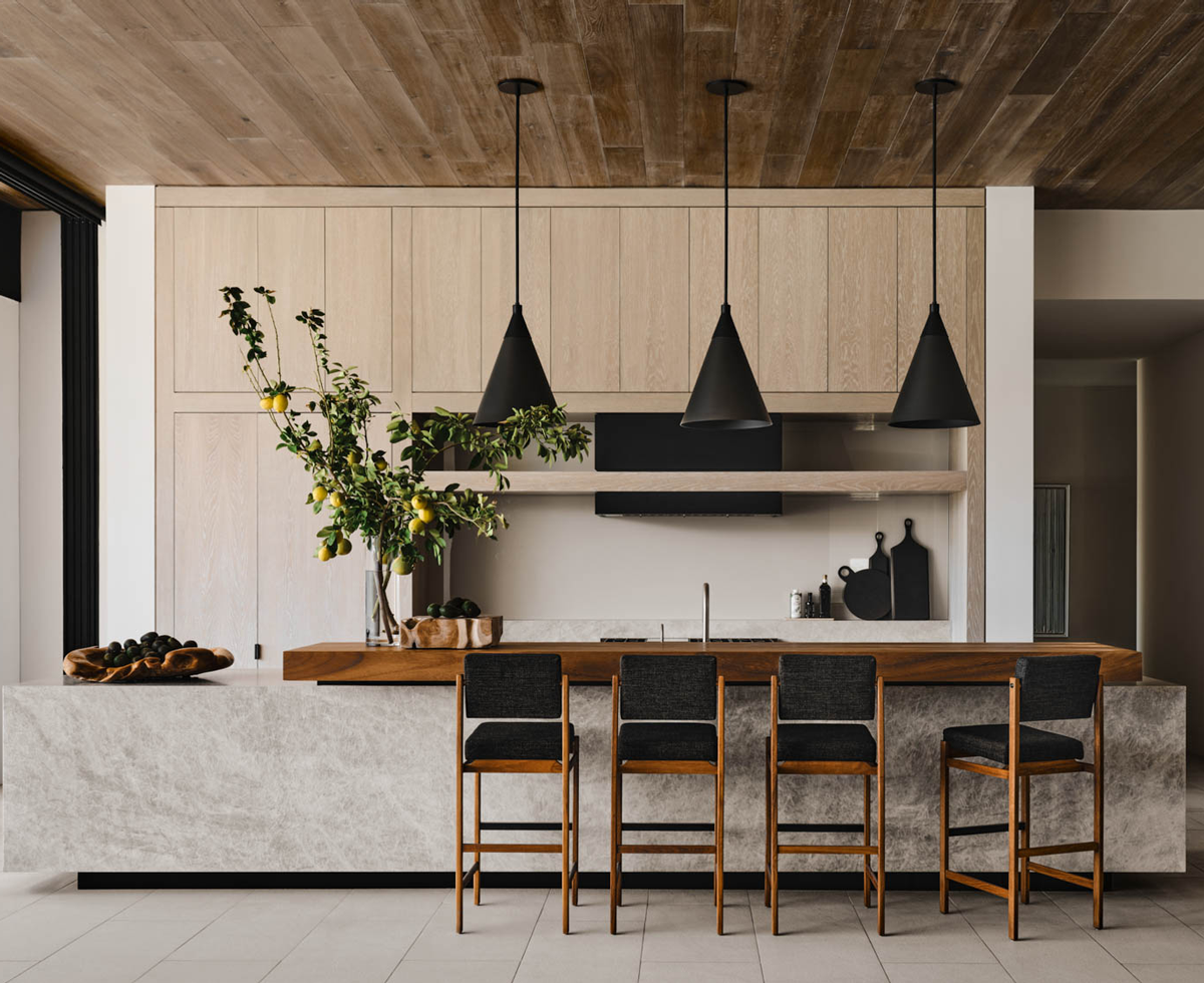 an earthy home kitchen