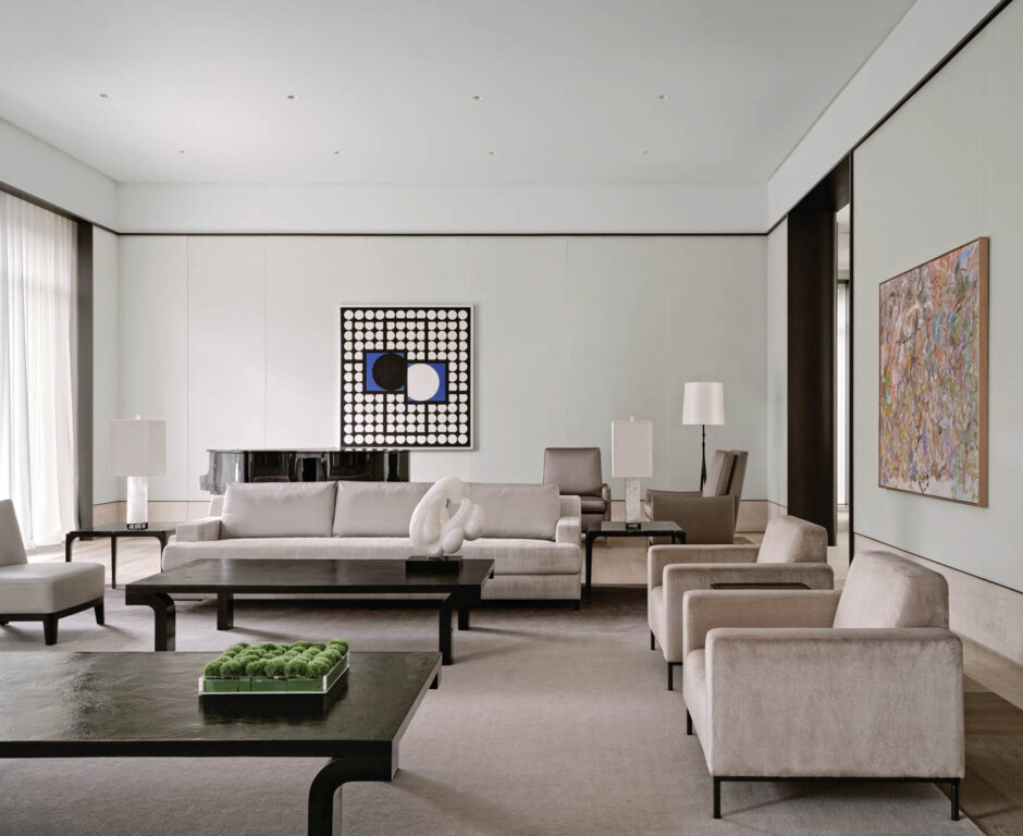 grey schemed living room