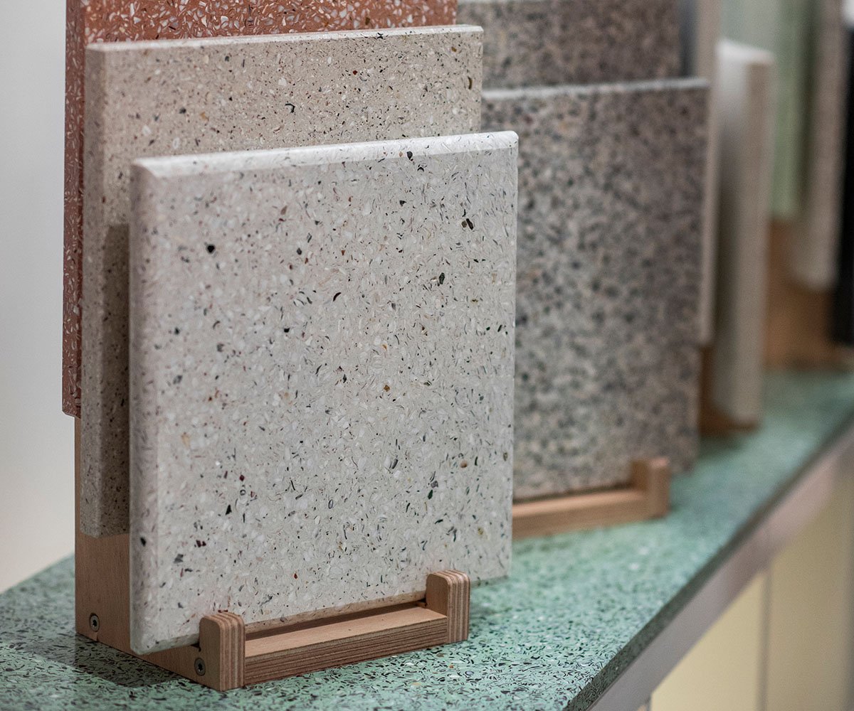 Maison&Objet Paris display of sample tiles